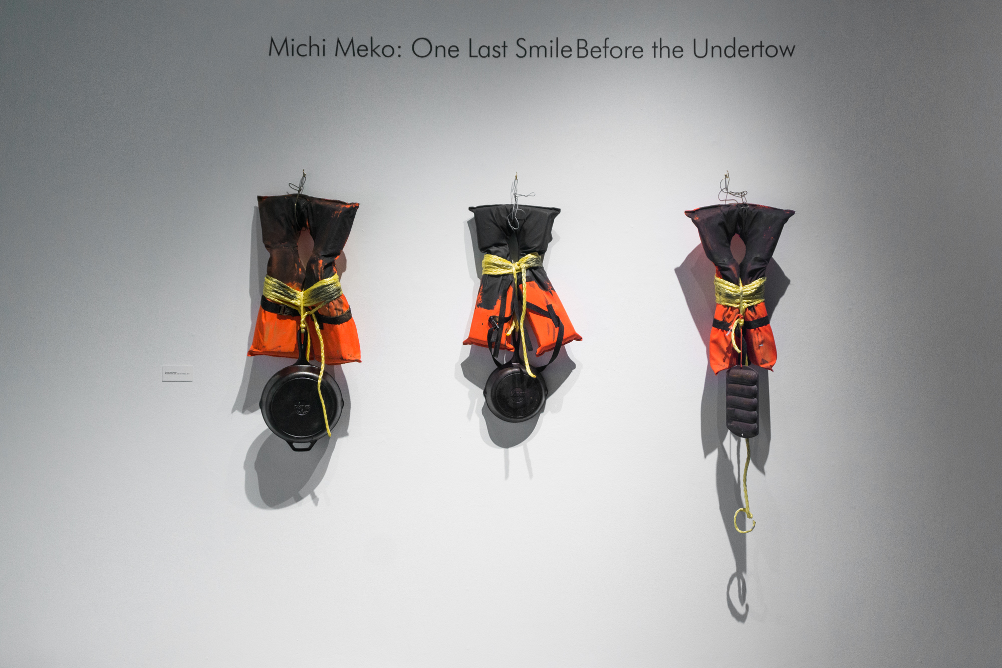 Michi Meko, "One Last Smile Before the Undertow," 2017, installation image