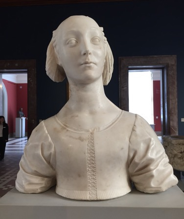 Antonio Rossellino, attr., Bust of a Young Woman, Bode Museum, Berlin, ca. 1465