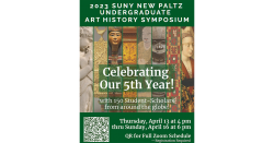 2023 SUNY New Paltz Undergraduate Art History Symposium Banner