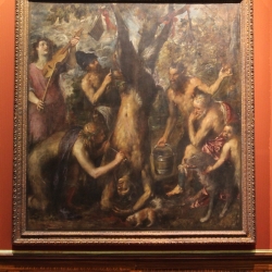 Titian, Flaying of Marsyas  Installation image