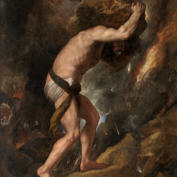 Titian, Sisyphus from the so-called Furies, 1548-49, Museo del Prado, Madrid.