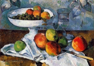 Cezanne, Still life with compotier, 1879-82