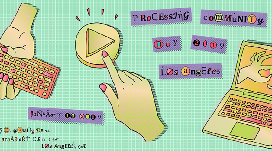 Processing Community Day, Los Angeles banner   Image by Yuehao Jiang