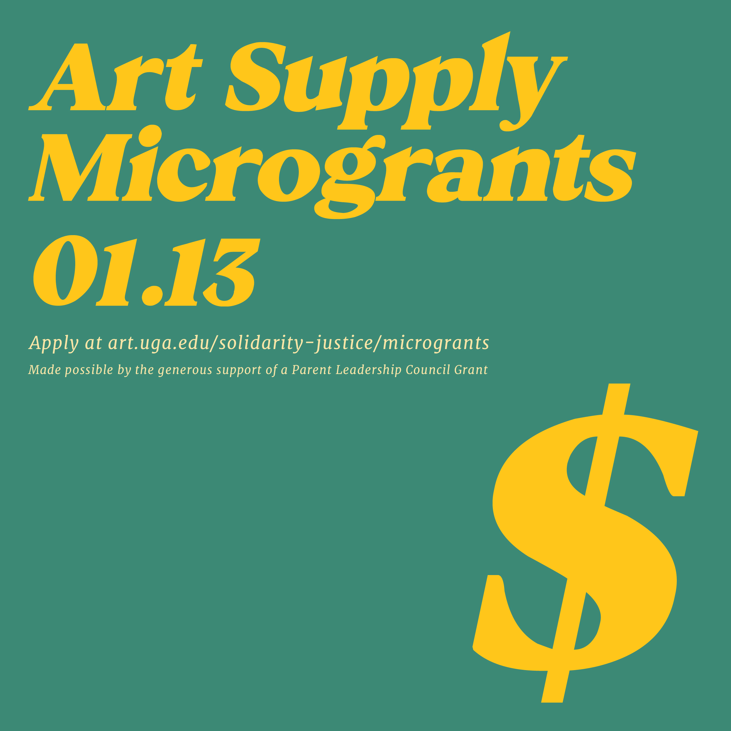 art supply microgrants 1/13