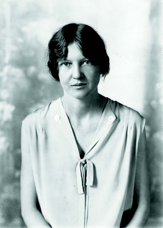 Photograph of Mildred Pierce Ledford, the Fine Arts department's inaugural chair. 