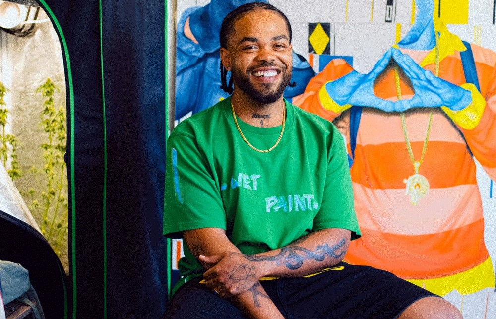 Troy Lamarr Chew II portrait by Max Knight for an Interview with Juxtapoz Magazine