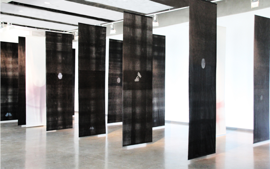 Sanaz Haghani, "Behind the Darkenss," Installation in the Suite Gallery, Lamar Dodd School of Art