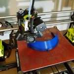 3D printer making PPE