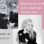 Banner promoting "Queering the Archive"