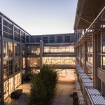 Dodd courtyard at night