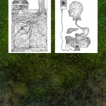 Artwork by MFA student Samuel Horgan, 2024.