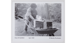 Beverly Buchanan, "Out of Control," 1991. Artist reproduction of photograph on card-stock. Courtesy of Prudence Lopp. Image Credit: Mo Costello. © Beverly Buchanan.