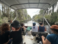 Students exploring ecology in Georgia 