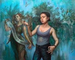 Margaret Morrison, East of Eden, 2023. Oil on canvas, 48 x 60 inches