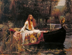 The Lady of Shalott (1888). Oil on canvas, 153 x 200 cm (60.2 x 78.7 in). Tate Britain, London