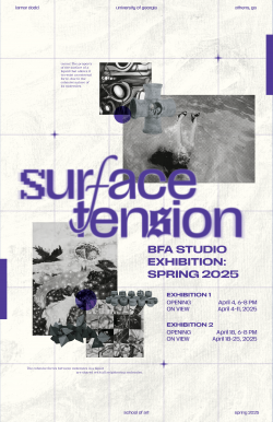 Spring 2025 BFA Exit Show Poster