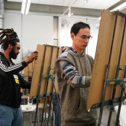 UGA Community Art School, Drawing Other Humans, Spring 2025 session. Photograph courtesy of Sidney Chansamone.