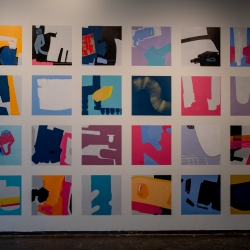 "Joe Camoosa: Shape Shifting" installation shot, courtesy of Jason Thrasher. 2024