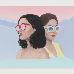 Ridley Howard, Pink Sky and Plastic Frames, 2019