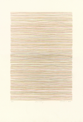 Throwing Lines, 2017, Letterpress, 15" x 22" 