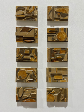 Clay Reliefs, 2022, 22.75 in. x 13.5 in., Ceramic
