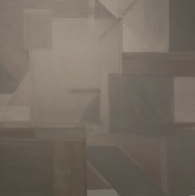 Taupe, 2022, 5 feet x 5 feet, Oil Paint