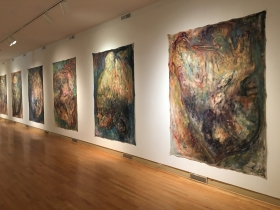 Installaton view one-person museum exhibition, Raw Reckoning, Ukrainian Institutue of Modern Art, 2019, Chicago, IL
