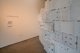 "Adah Bennion: (WITH)HOLDING PATTERNS" installation shots, courtesy of Jason Thrasher. 2024
