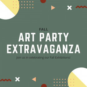 Fall Art Party Extravaganza poster