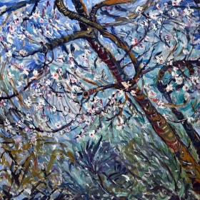 “ALMOND BLOSSOMS AND BRANCHES” BY JILL STEENHUIS