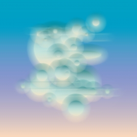 Ted Kincaid, Cloud 101516, 2016, pigment on canvas, 65 x 65 inches  Courtesy of the artist and Talley Dunn Gallery