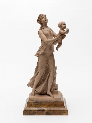  Clodion, Woman with Child, terracotta, ca. 1780-1790. The Huntington Library, Art Museum, and Botanical Gardens.