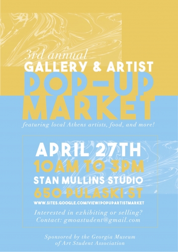3rd annual Gallery & Artist Pop-up Market