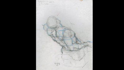 Banner artwork: Yoon Hwang, MFA Candidate, Lamar Dodd School of Art. After Peter Paul Rubens, Elevation of the Cross, ca. 1610, drawing—pencil and crayon on paper, 2023. Artwork courtesy of Yoon Hwang.