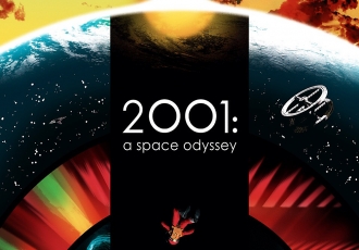 Movie poster for 2001: A Space Odyssey