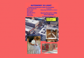 Poster for exhibition Autonomy is Light