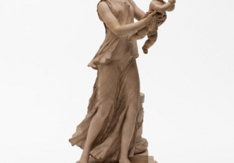  Clodion, Woman with Child, terracotta, ca. 1780-1790. The Huntington Library, Art Museum, and Botanical Gardens.