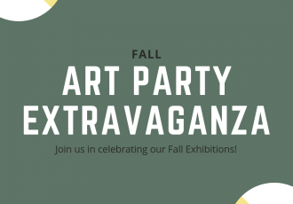 Fall Art Party Extravaganza poster