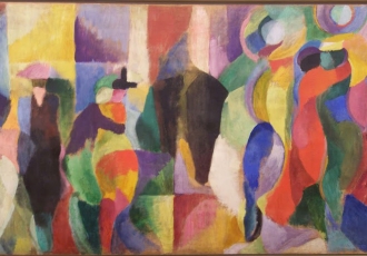 Sonia DeLaunay, "Le Bal Bullier", 1913.