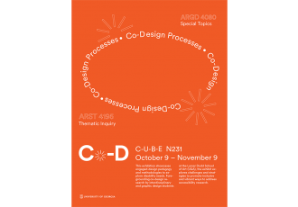 Co-design Processes exhibition poster