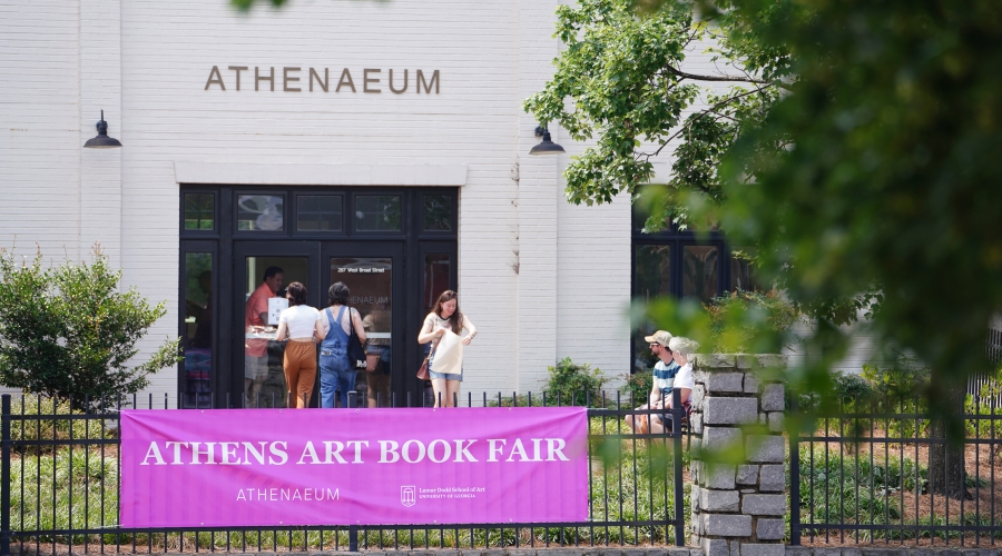 2023 Inaugural Athens Art Book Fair at the Athenaeum. Photograph courtesy of Sidney Chansamone.
