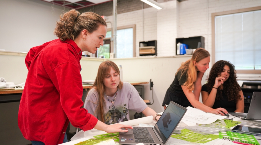Interior Design class at Broad Street Studios, April 2024. Courtesy of Sidney Chansamone.