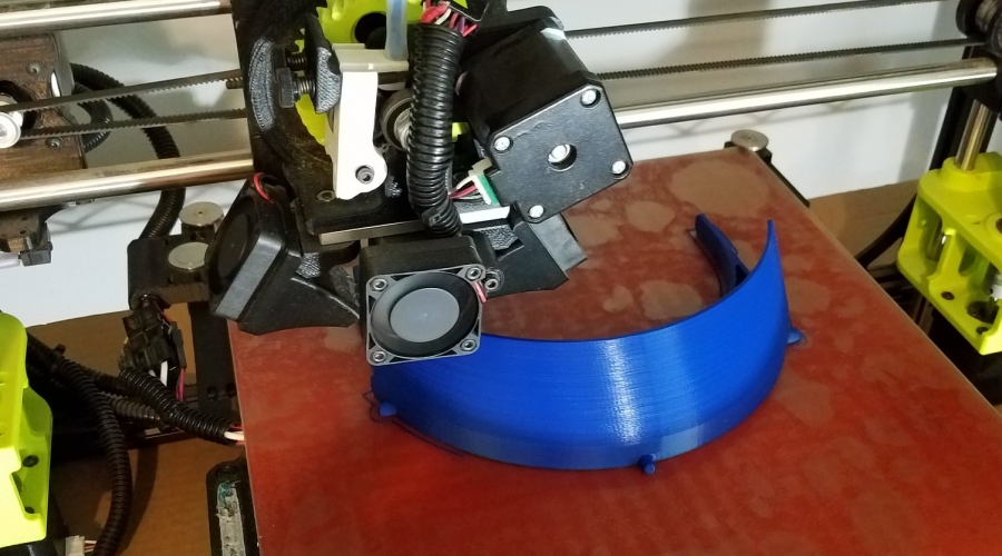 3D printer making PPE