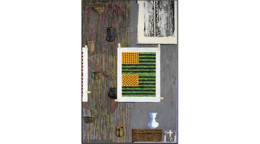 Jasper Johns, Ventriloquist, 1983.