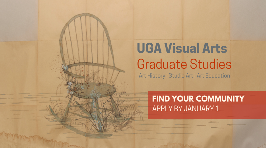 UGA Visual Arts Graduate Studies Banner