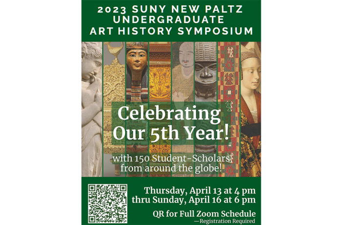 2023 SUNY New Paltz Undergraduate Art History Symposium Banner