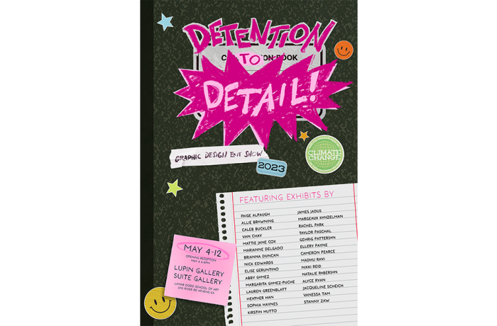 Detention to Detail Exhibition Banner