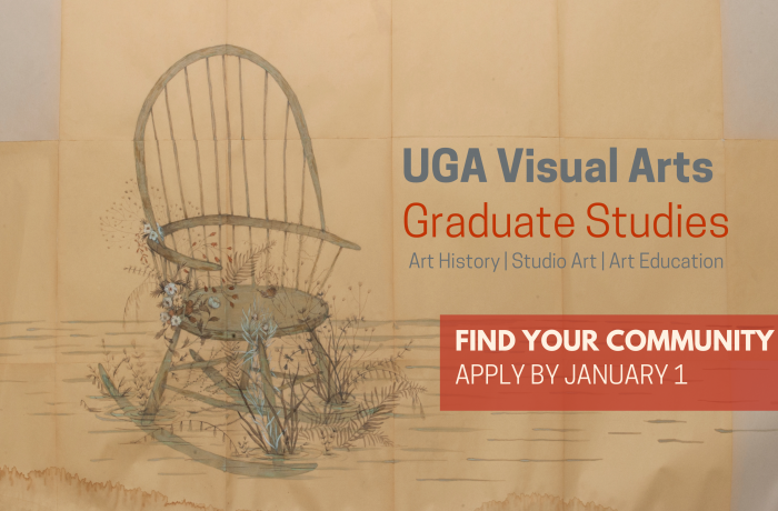 UGA Visual Arts Graduate Studies Banner