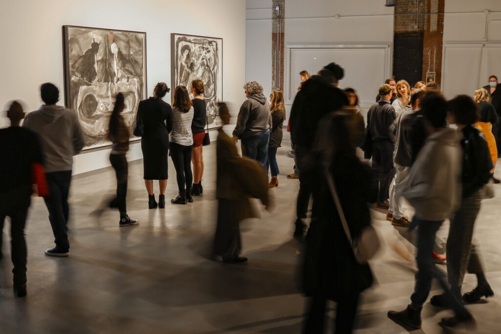 Opening of Kara Walker: Back of Hand. Athenaeum, January 2023.