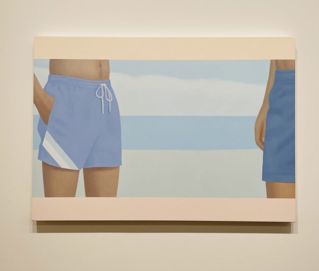  Ridley Howard, Sea and Sky, 2022 Oil on linen, 24 x 34 inches. On view at Marinaro Gallery in New York City.